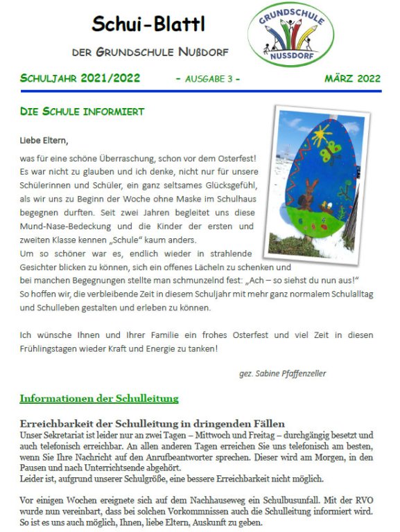 Schuiblattl 03.April 2022